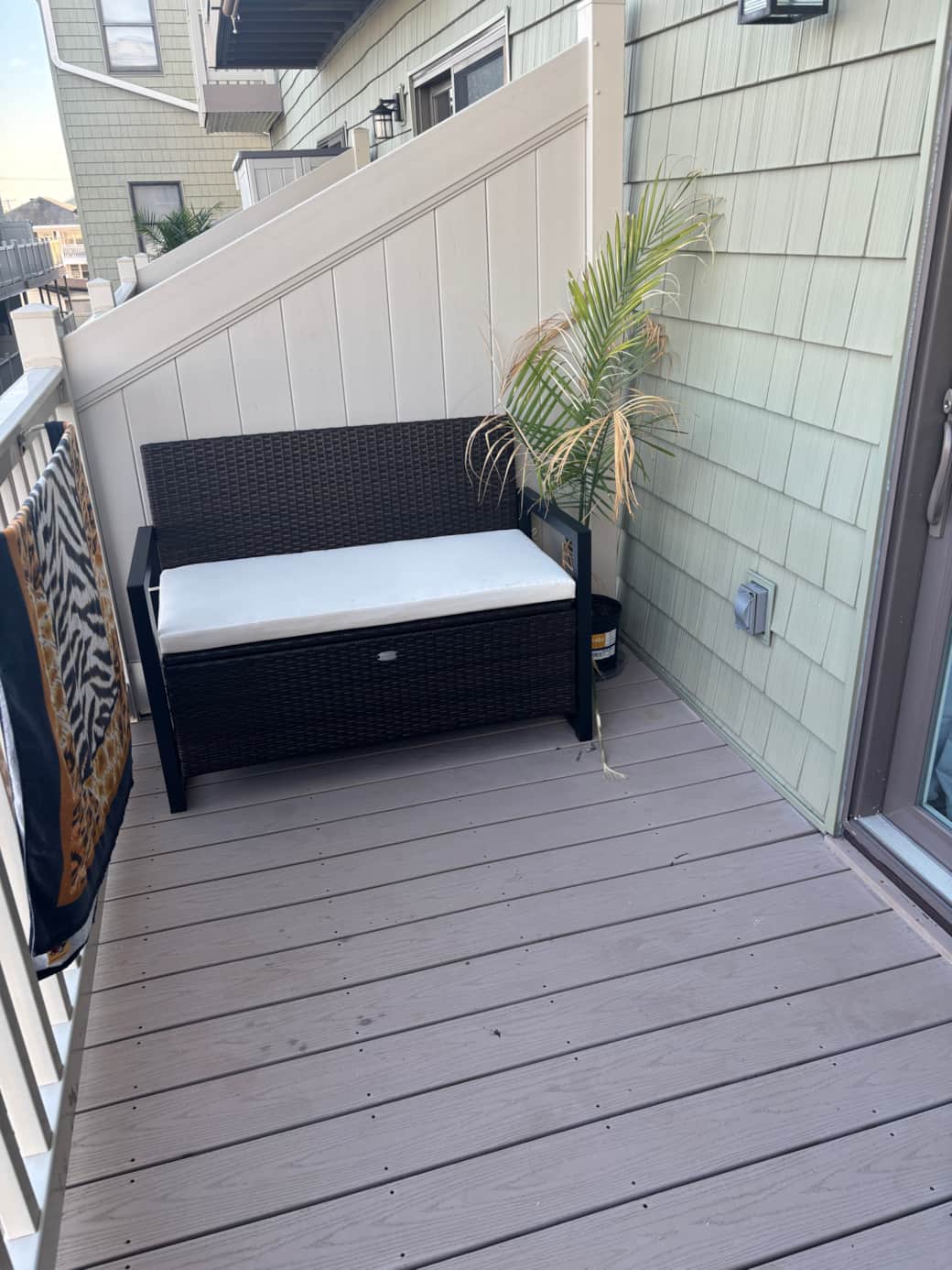 Balcony Bench and storage
