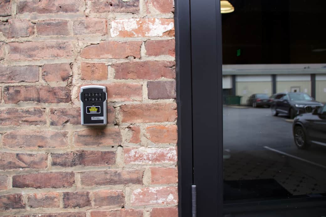 Key-box on south side for guest entry