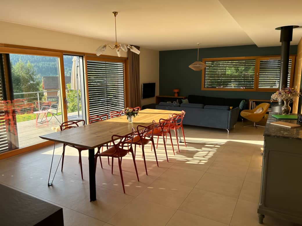 Cuisine ouverte sur le grand salon