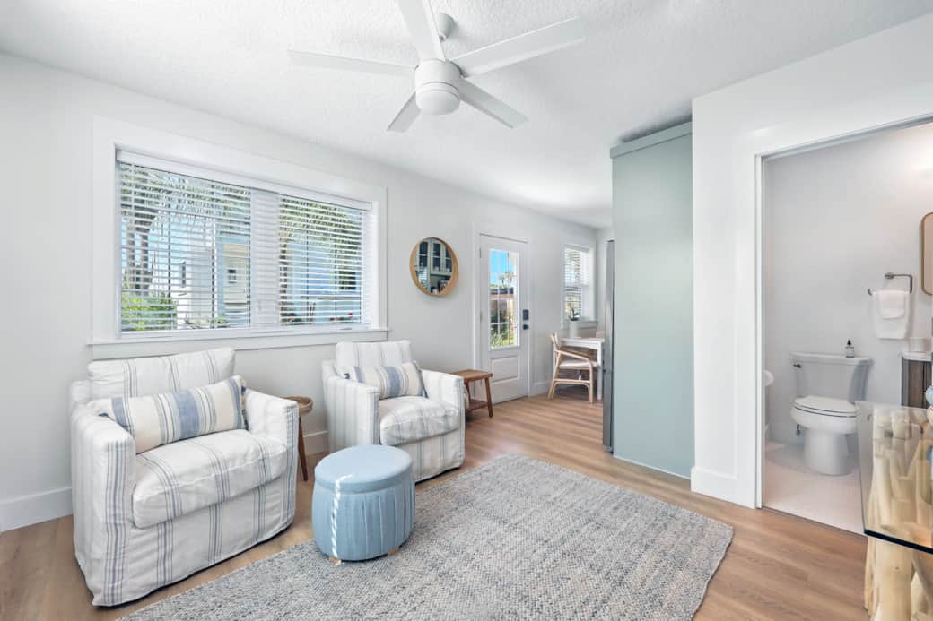 Cozy living room space right off your kitchen Cozy living room space right off your kitchen