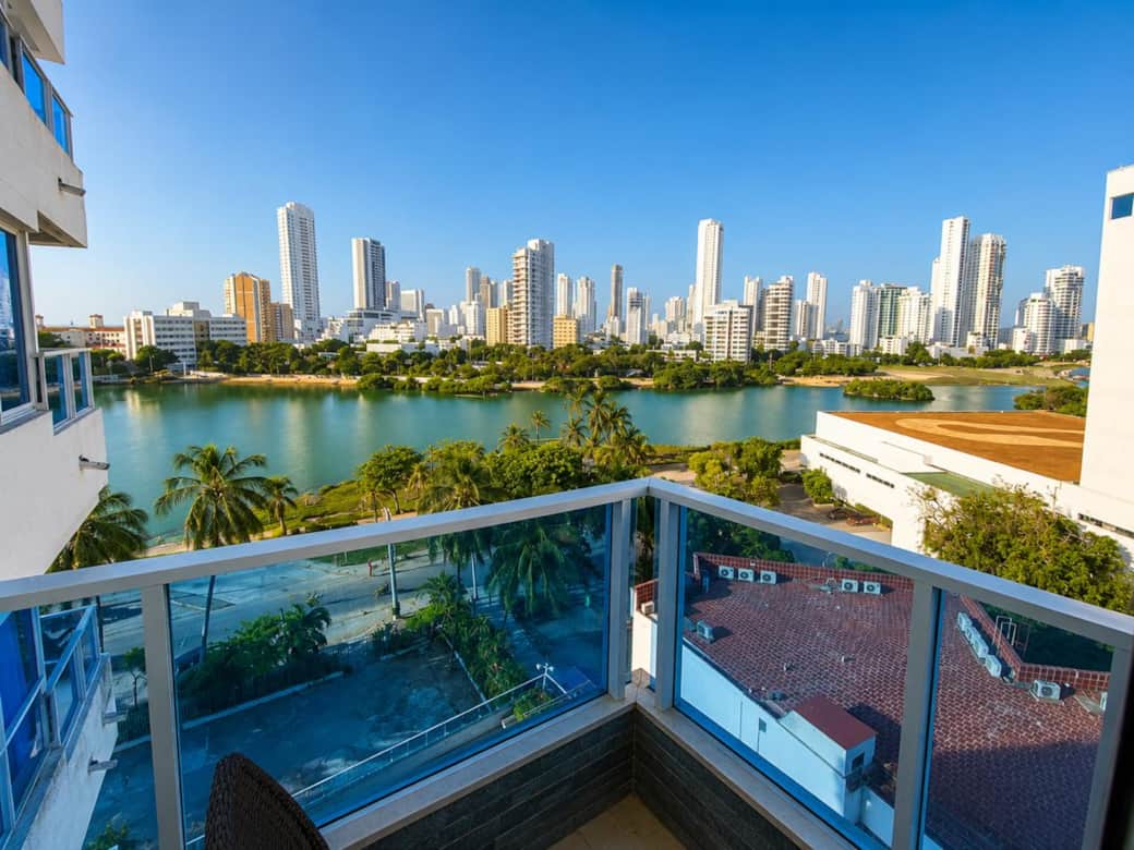 Vista al El Laguito desde el Balcón