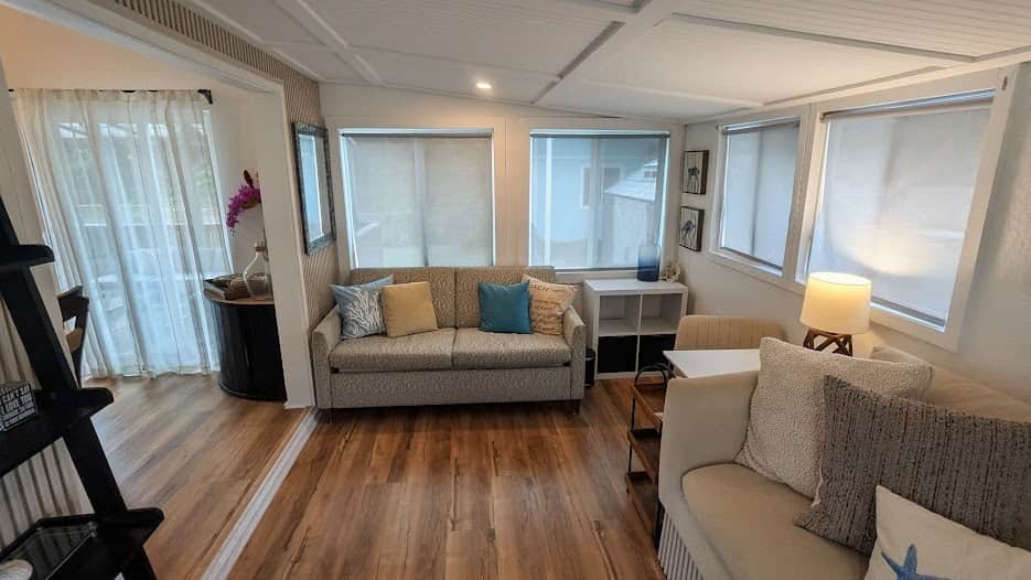 Open living space with plenty of natural light