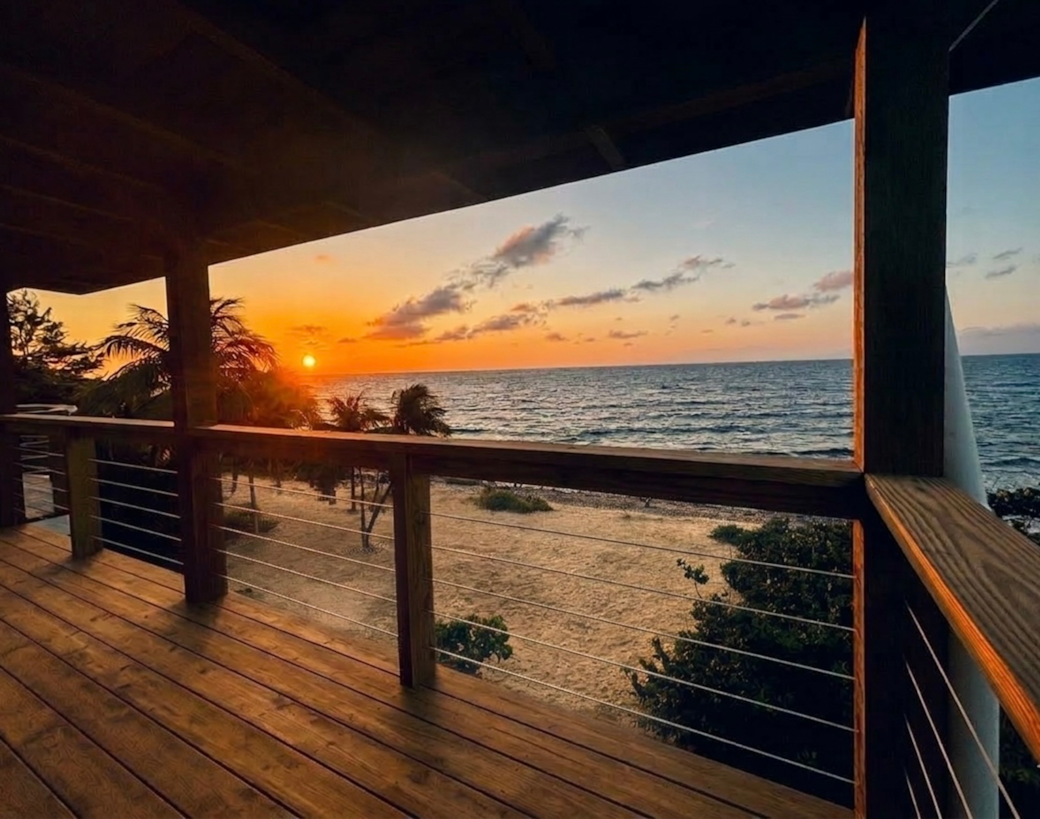 Quatro Vista Unit B3 Sunrise from Deck 