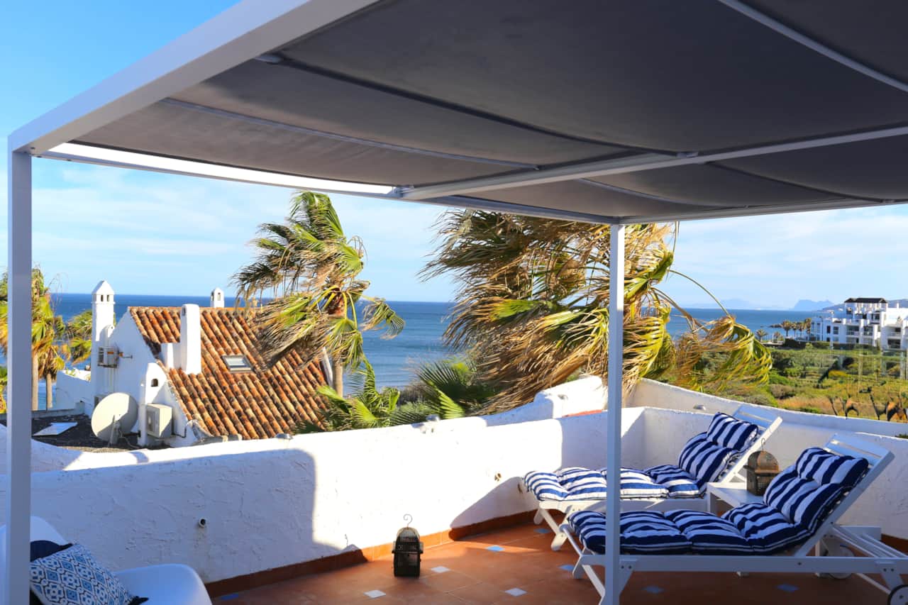 Terraza beach view ESTEPONA BEACH HOUSE