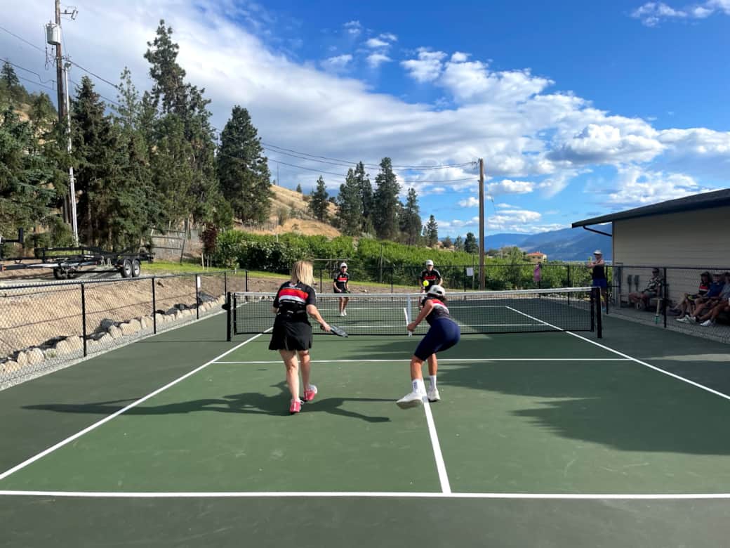 Have a blast on our new pickleball court!
