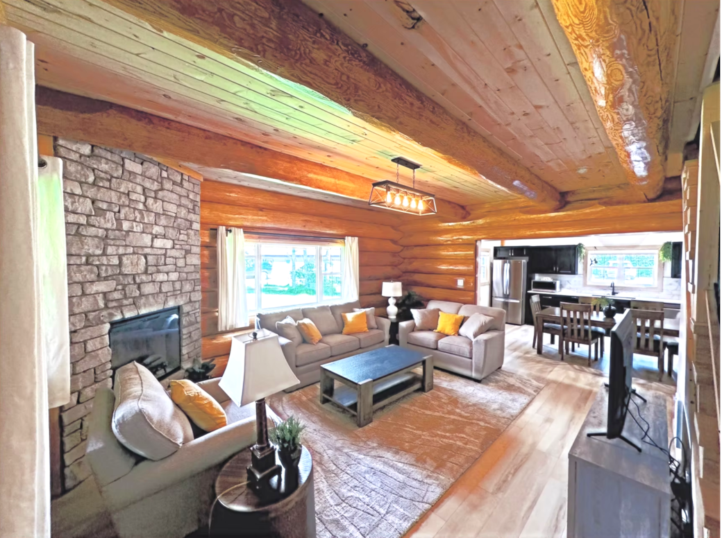 Living Room of Log 14 & 15 Living Room of Log 14 & 15