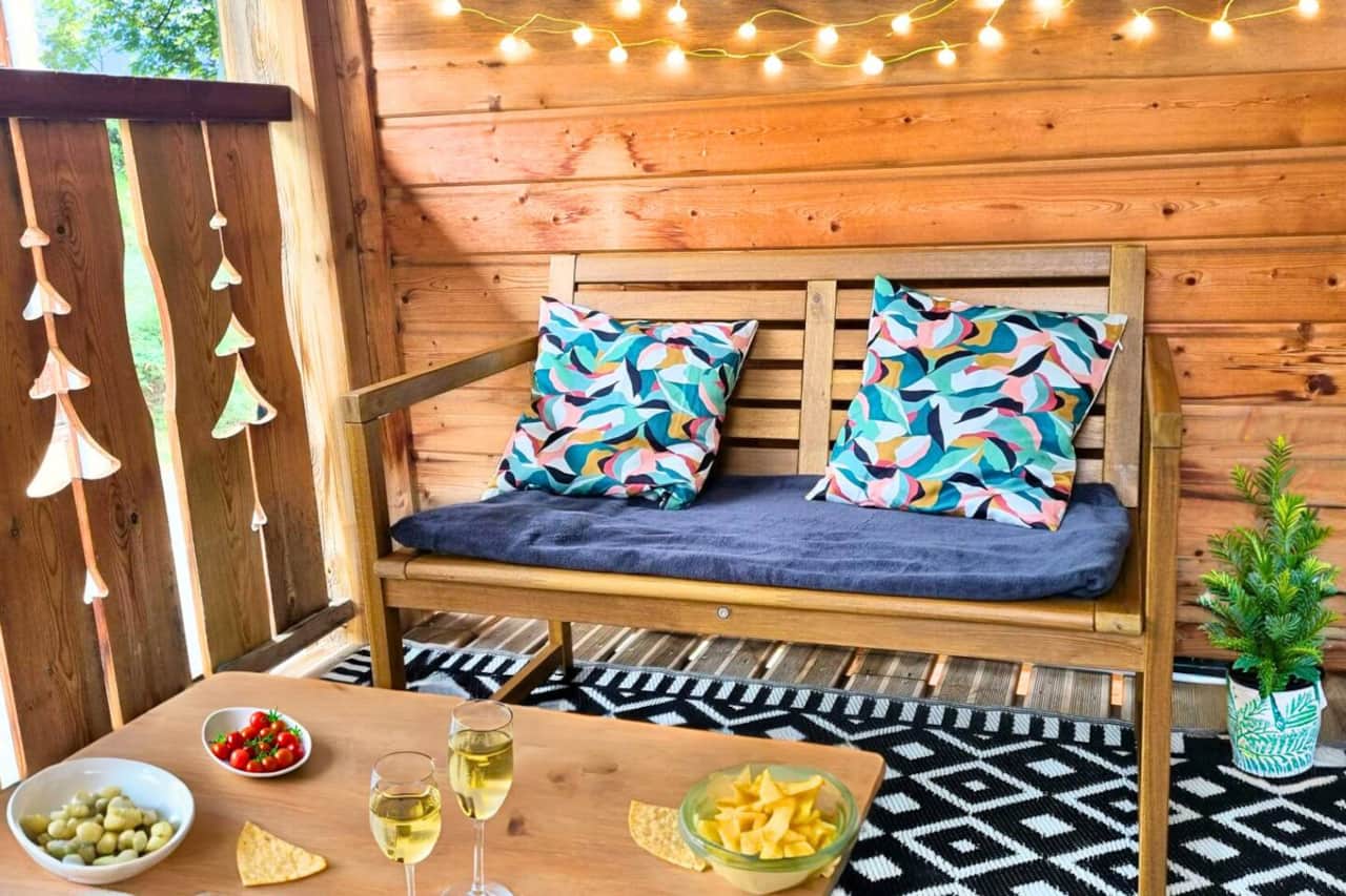 Balcony sitting area