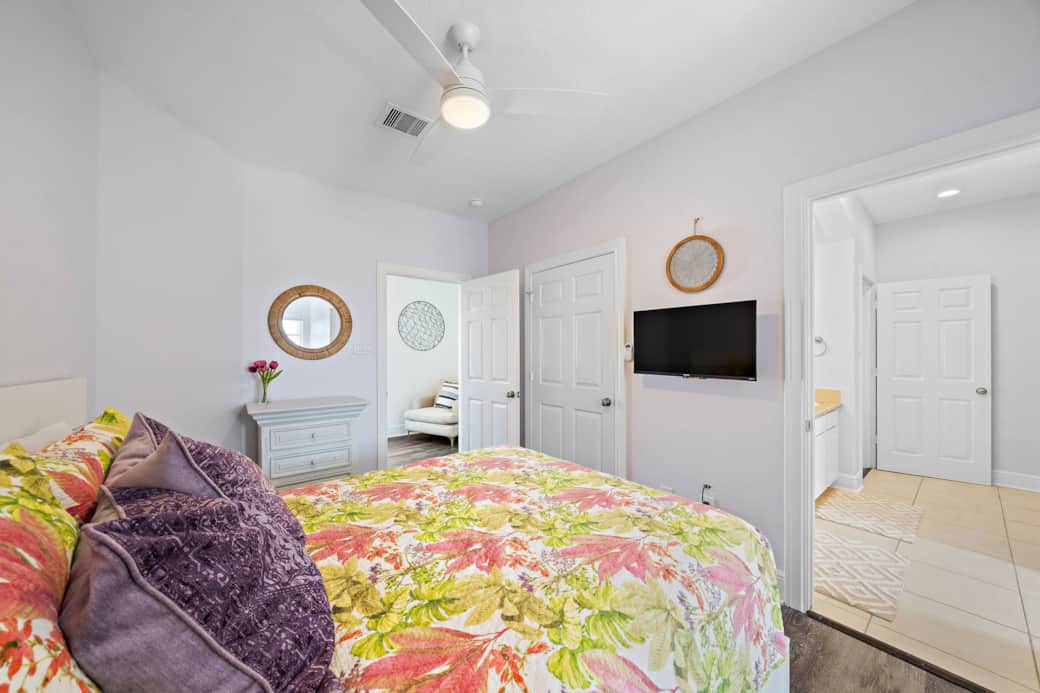 Quaint Bedroom off Jack and Jill bathroom