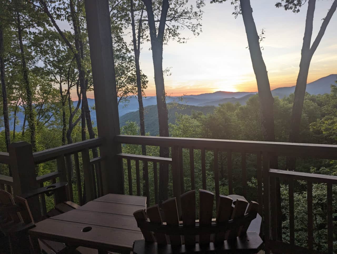 Relaxing View at Sunrise