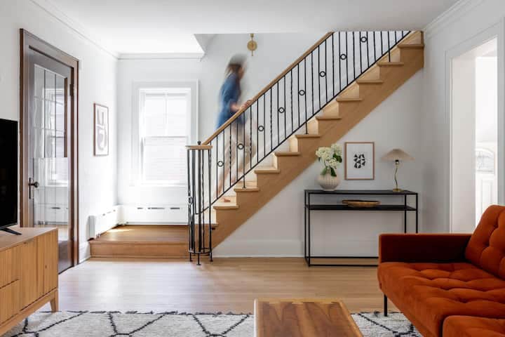 warm hardwood floors.