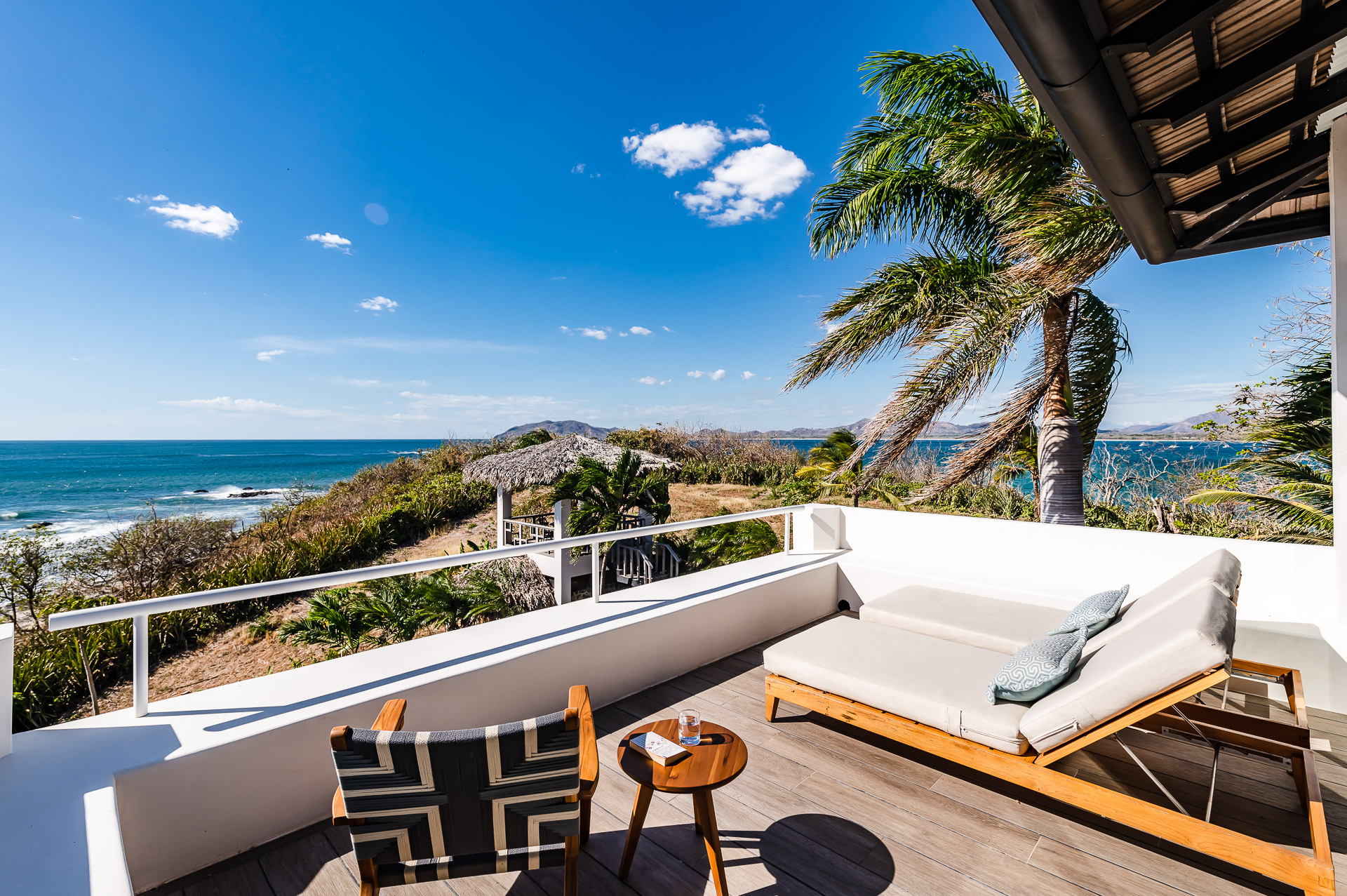 Enjoy the view from the beautiful and spacious balcony.