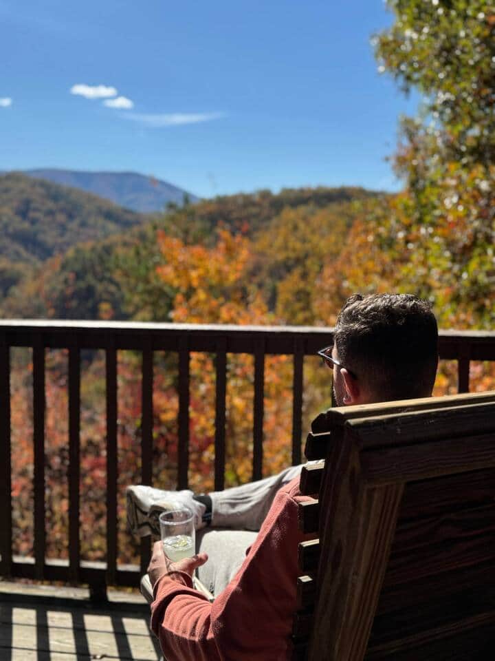 Morning View from a sweet guest