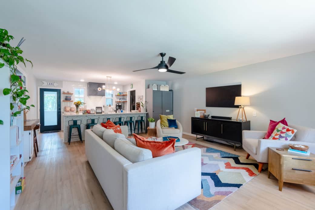Cozy seating, bright spaces, and room for everyone to unwind