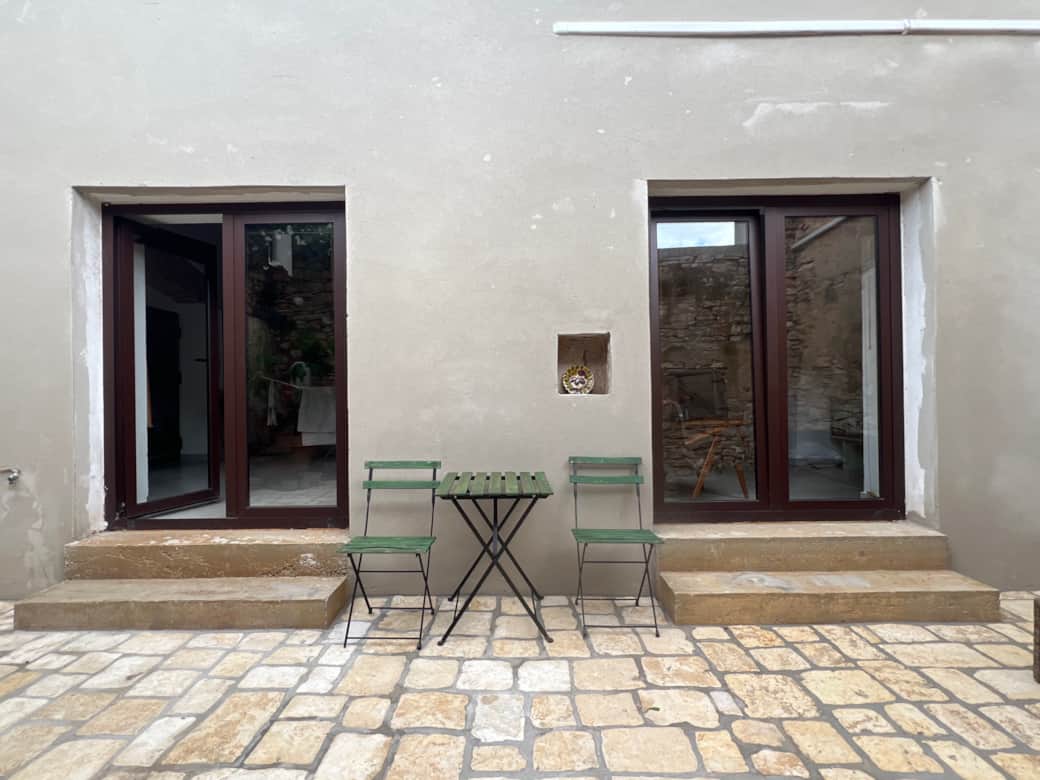 inner courtyard