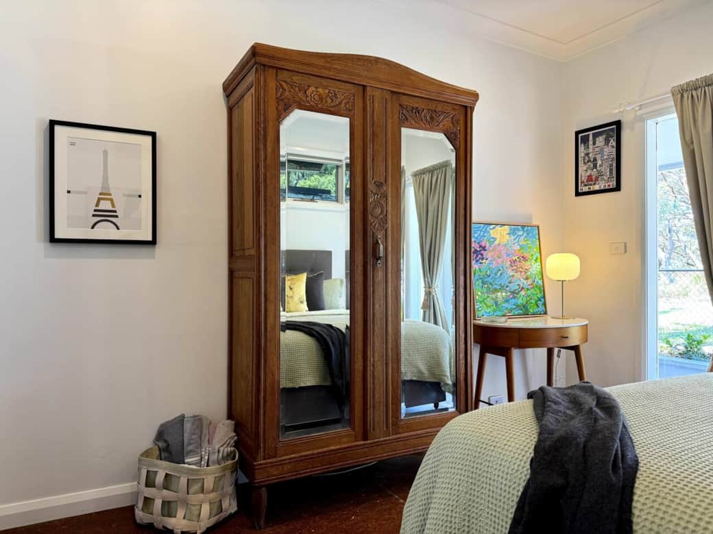 Early 1900's Antique French Oak Wardrobe