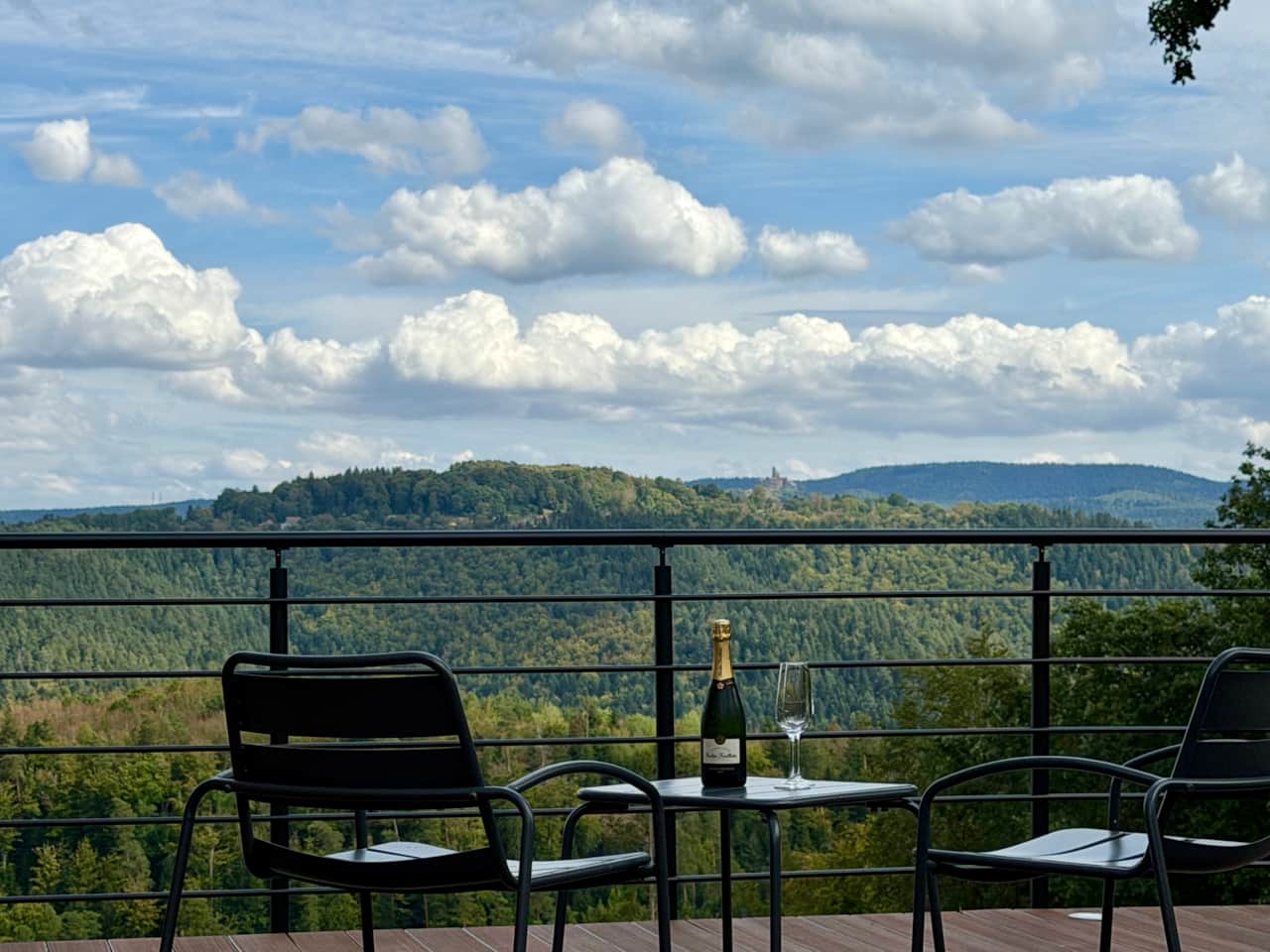 Vue de la terrasse 