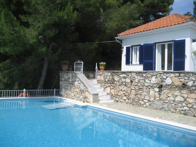 Rental Villa Maestrali Skiathos, Greece with Pool  and Sea Views 