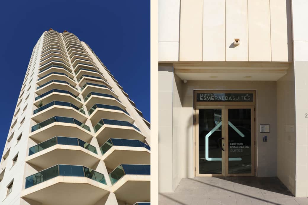 Central entrance Esmeralda Suites Central entrance Esmeralda Suites