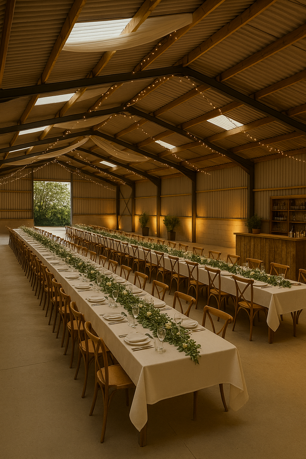 Countryside view at Nest & Loaf