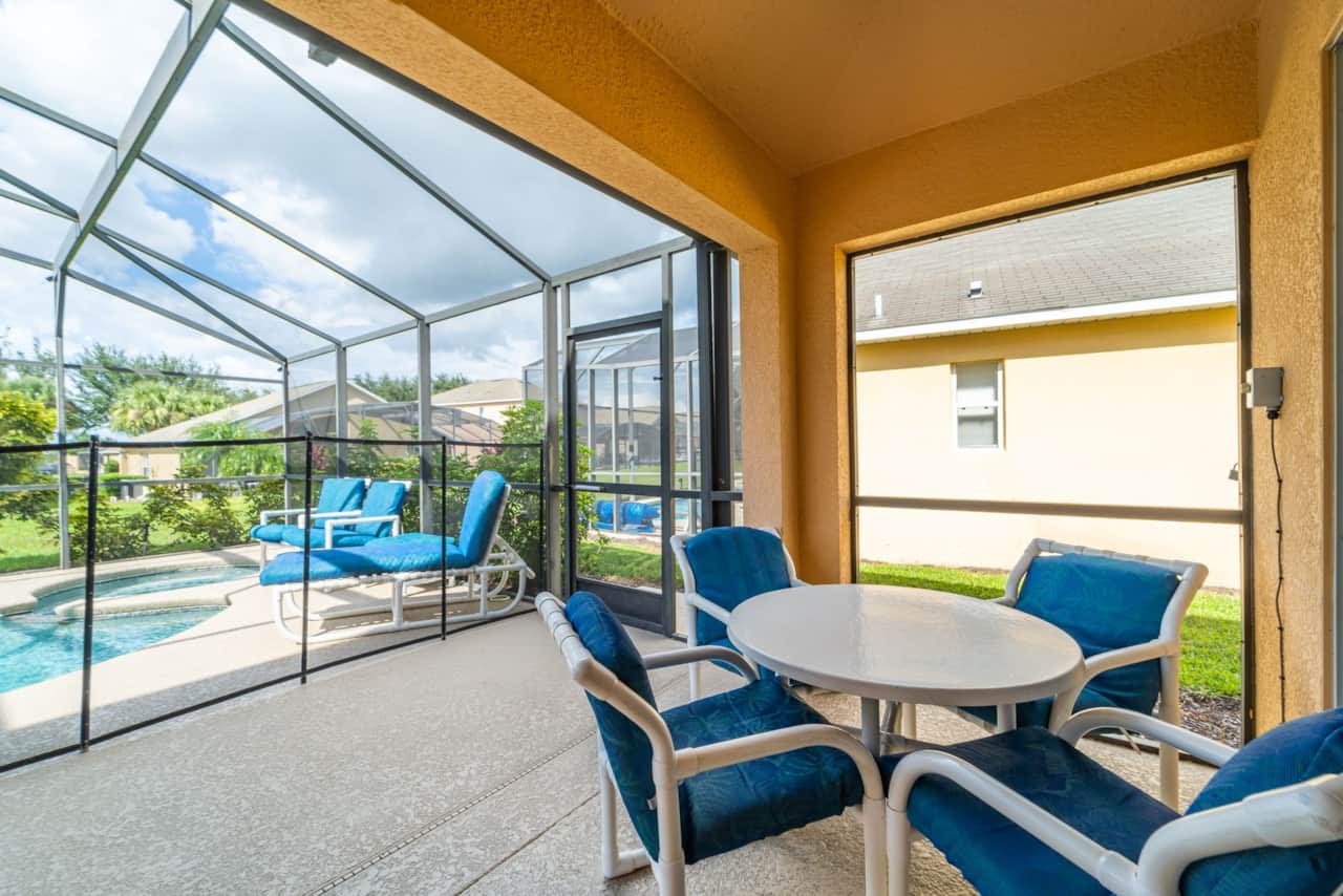 Outdoor seating area
