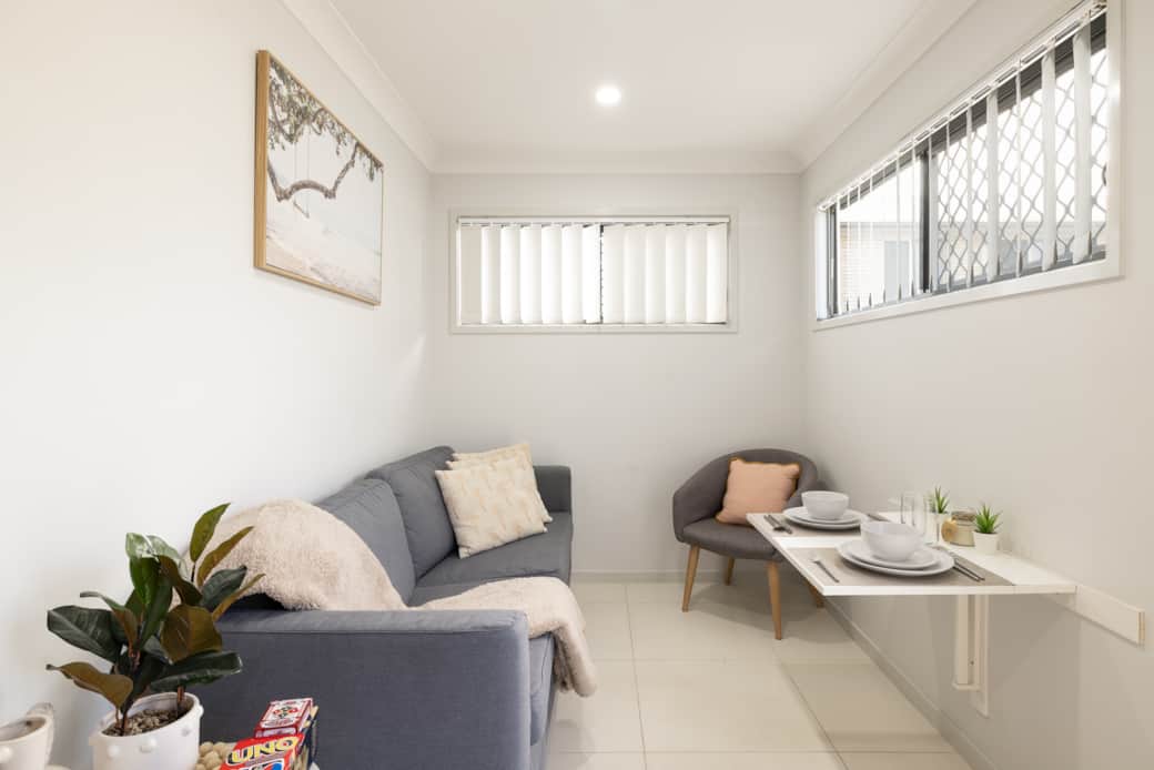 Living Area: Open living space with comfortable seating 