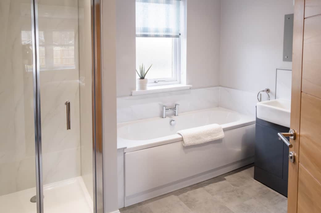 Bath and separate shower