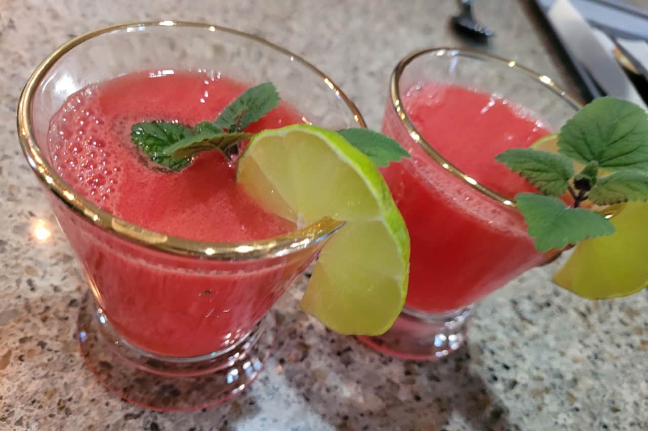 Fresh watermellon juice