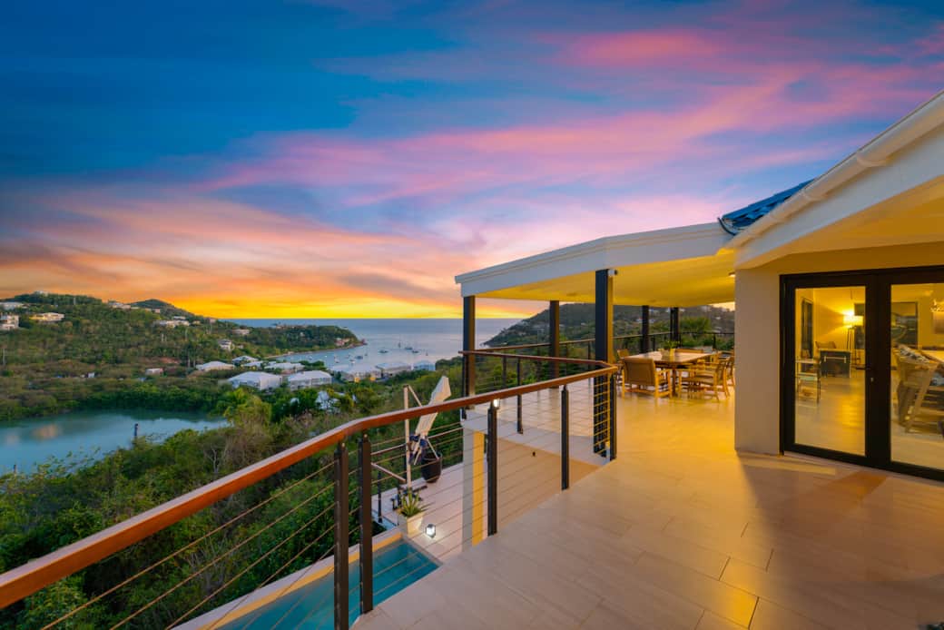 Sunset overlooking Chocolate Hole