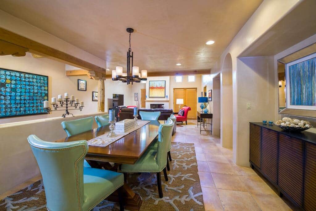 Dining and living area