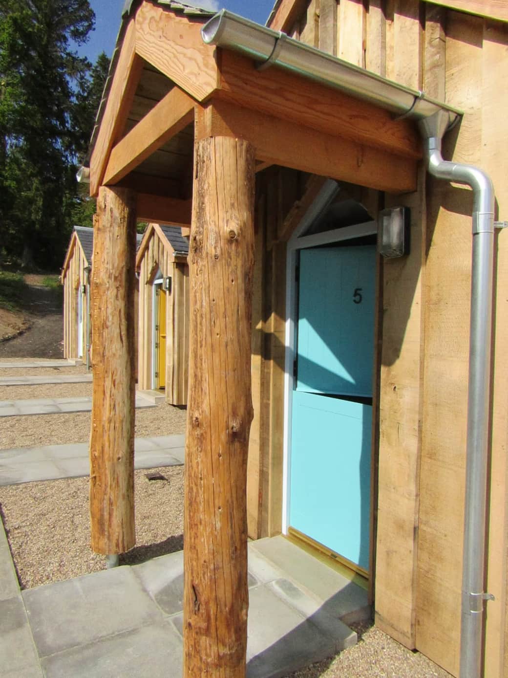 Front door to number 5