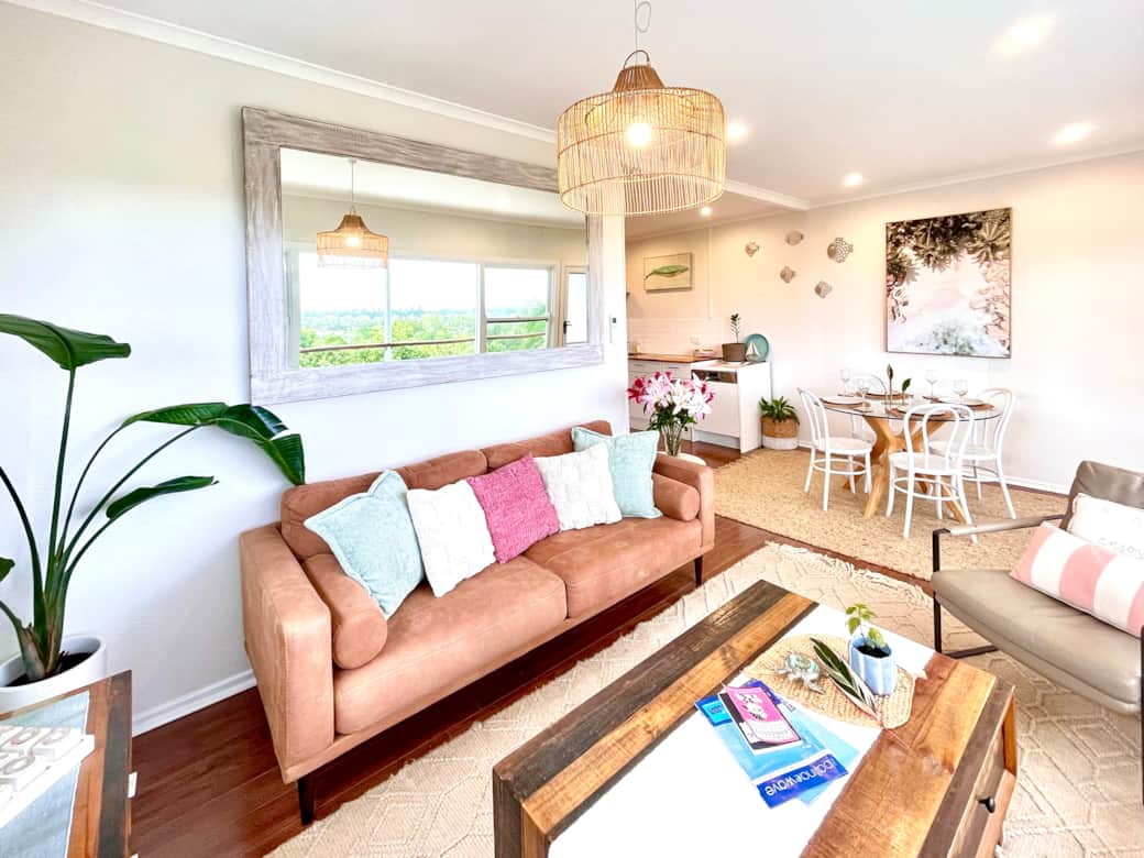 Coastal-Inspired Lounge - Laid Back Vibes with Bay Views Coastal-Inspired Lounge - Laid Back Vibes with Bay Views