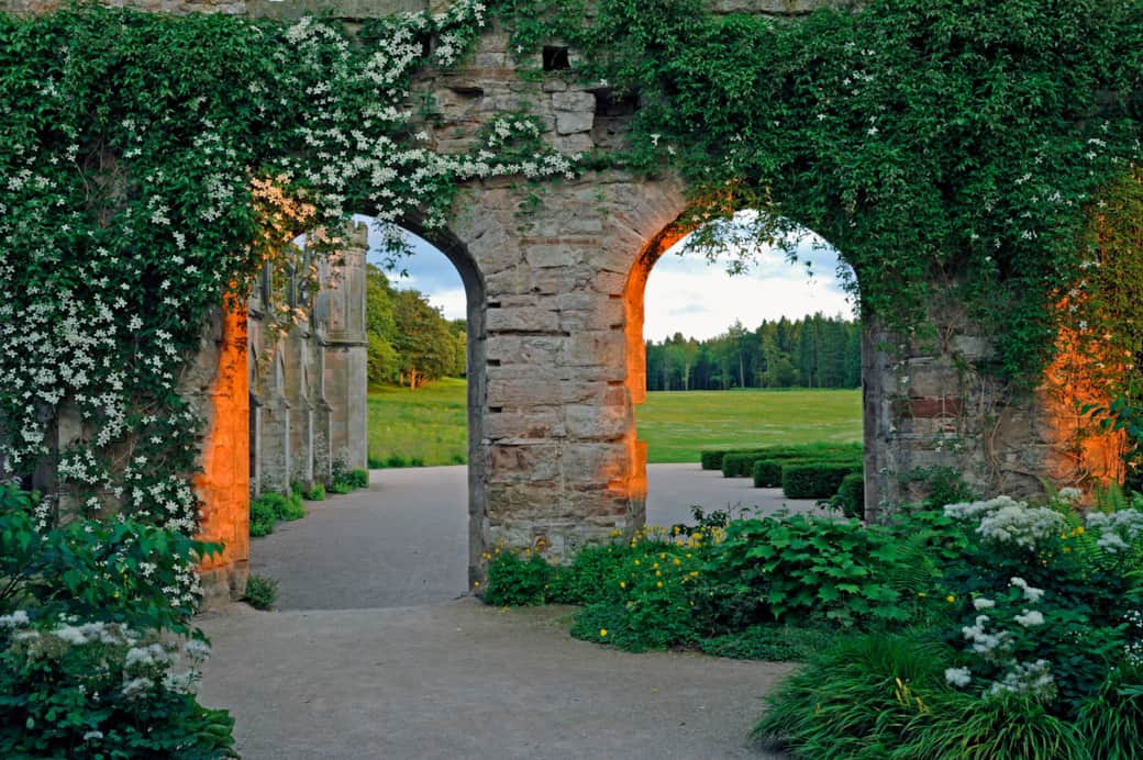 Lowther Castle and gardens