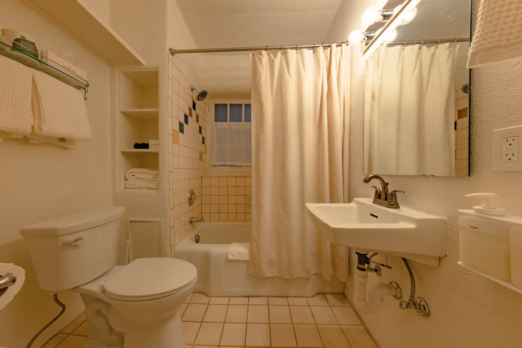 En suite bathroom.