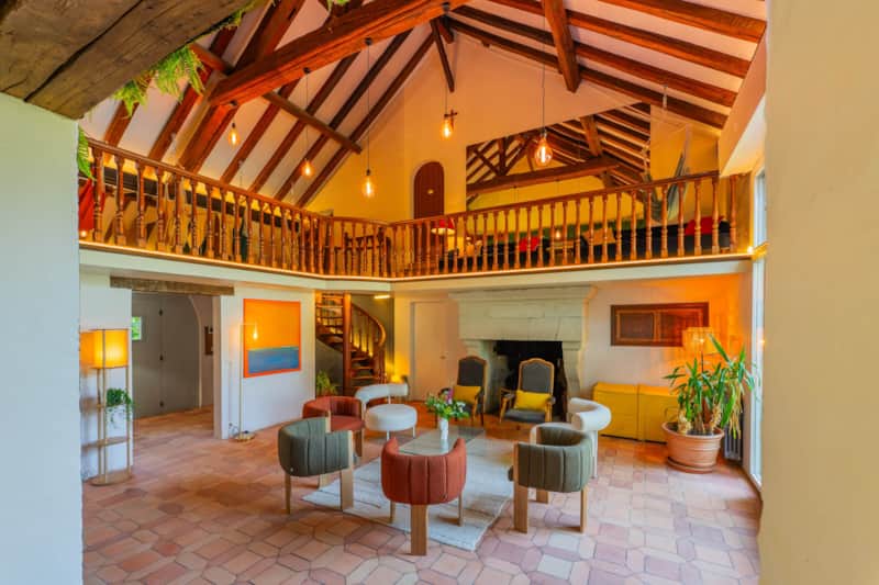 Villa de la Plume – Espace salon chaleureux