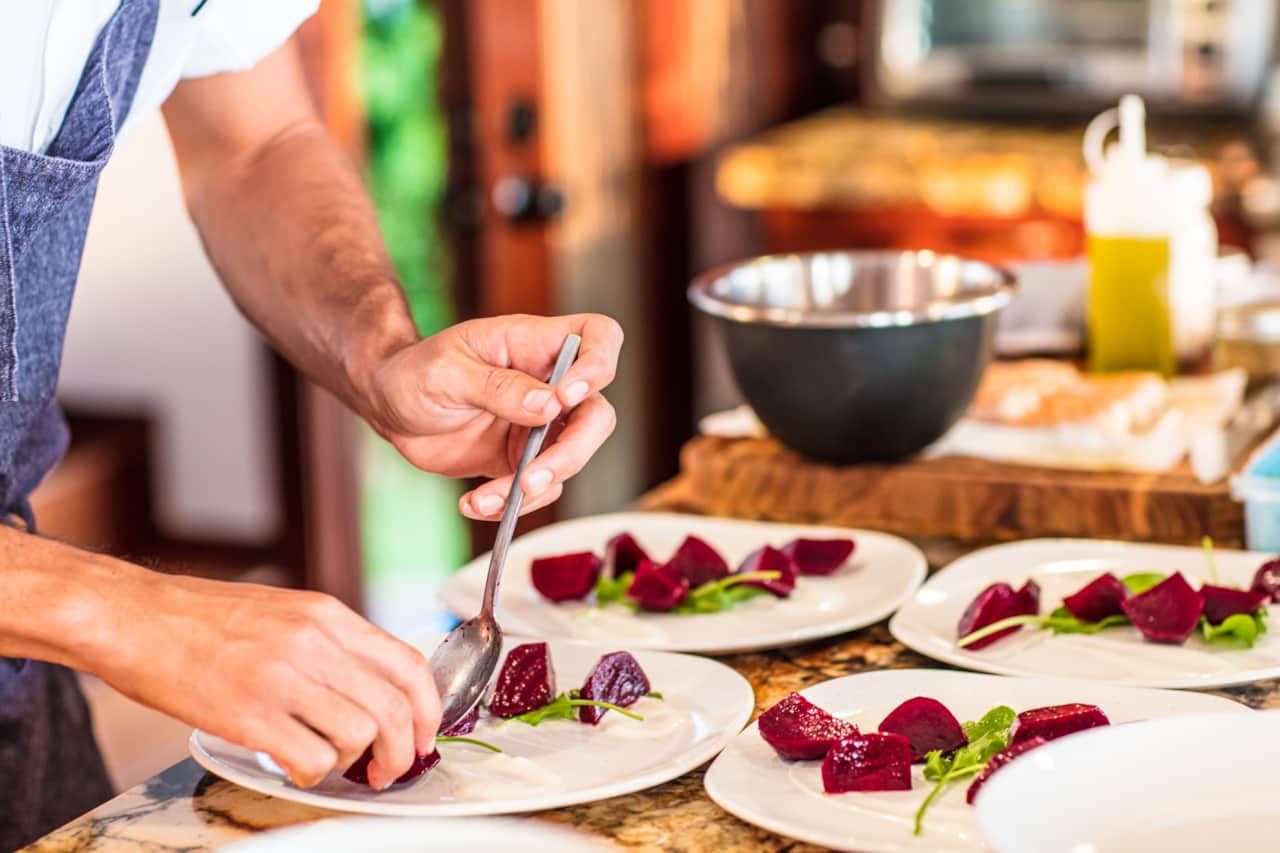 Experiece the flavors of Hawaii with a private chef, crafting fresh, local dishes at Nohea Hale!