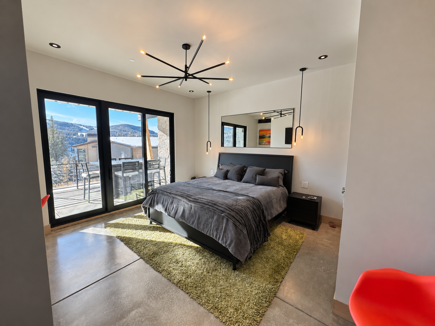 Fourth king bedroom with outdoor access.