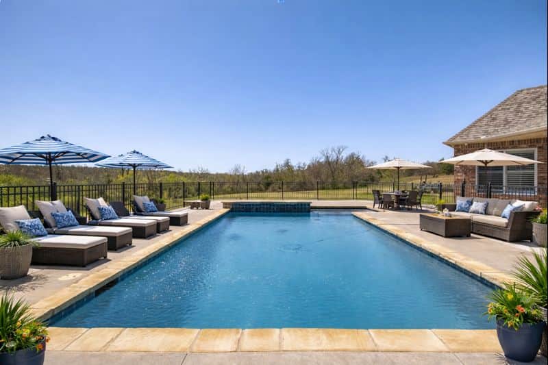 Pool With furniture Pool With furniture