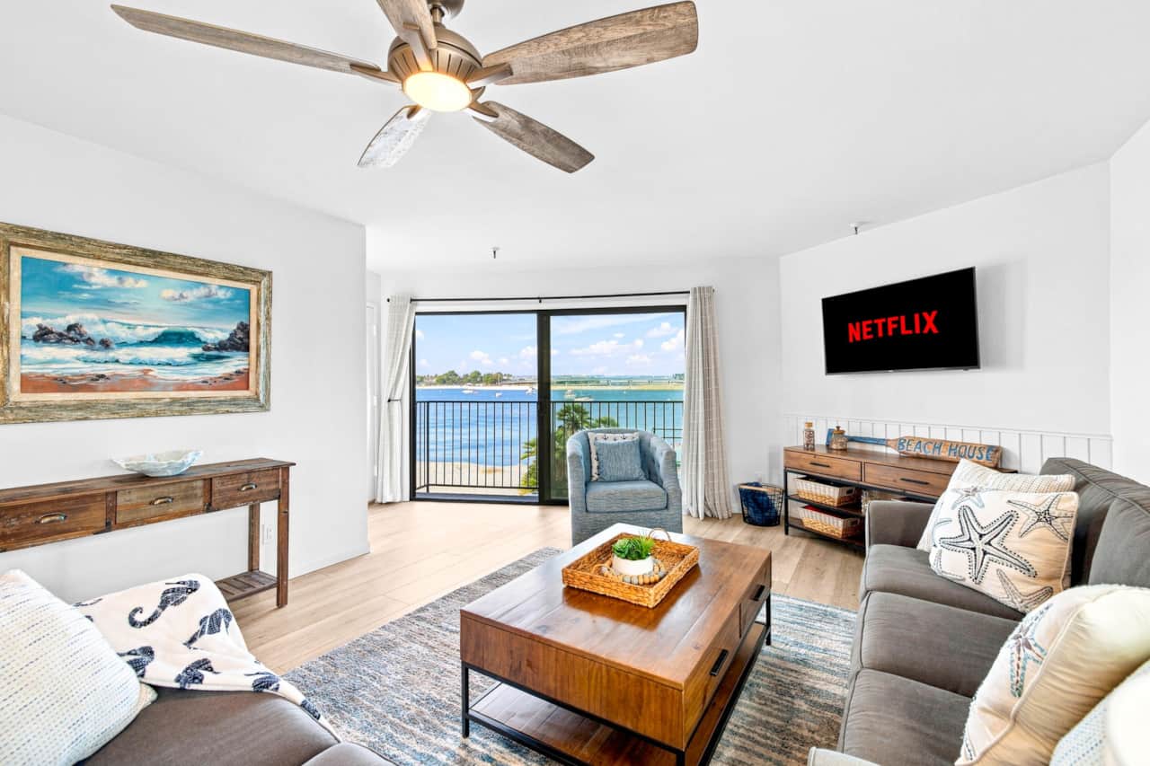 Living Room - Smart TV & Balcony 