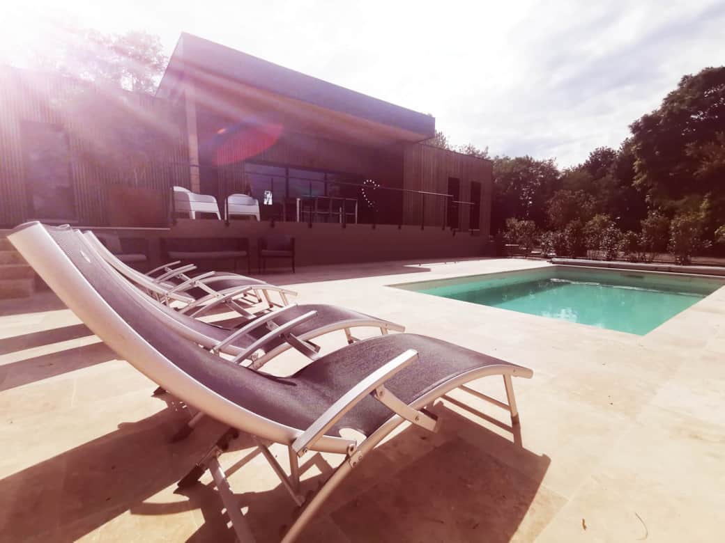 Bain de soleil, Piscine 3x6m et terrasse Bain de soleil, Piscine 3x6m et terrasse