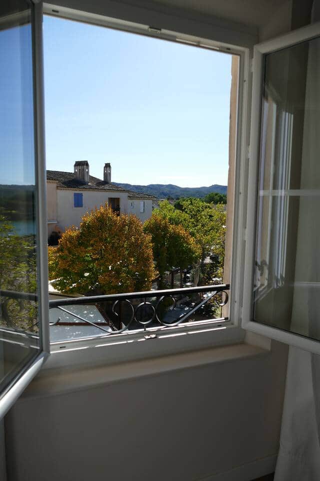 la vue depuis la chambre parentale