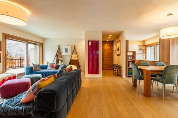 3BR Penthouse in Courmayeur Centre