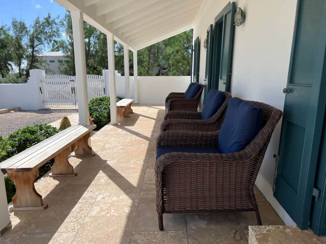Half way house roadside porch salt cay