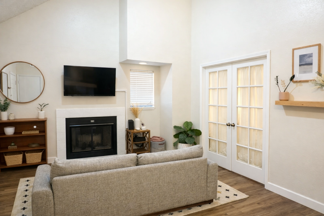 Stylish loft apartment in an unbeatable city location, perfect for work or play.