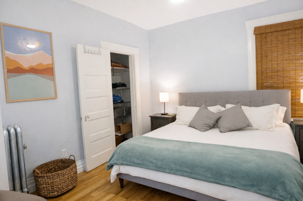 Plenty of bedroom storage to unpack and feel at home