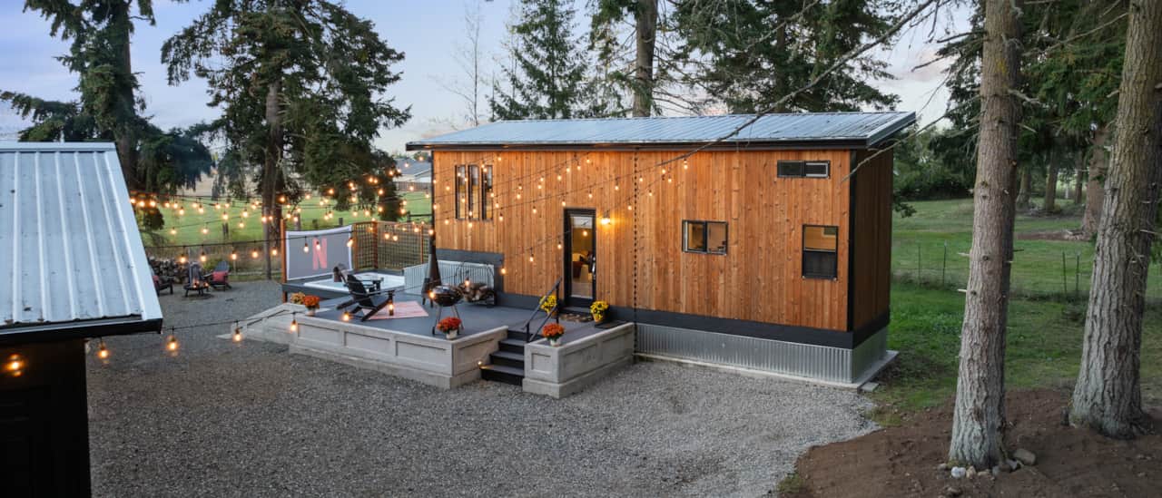 Your idyllic cabin in the woods.