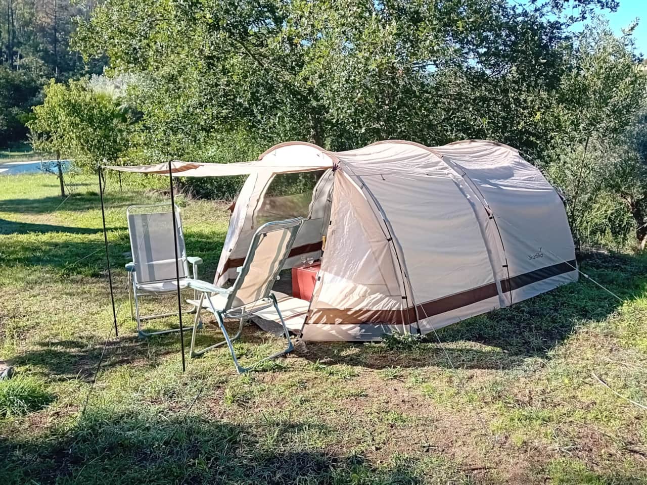 Ingerichte tent