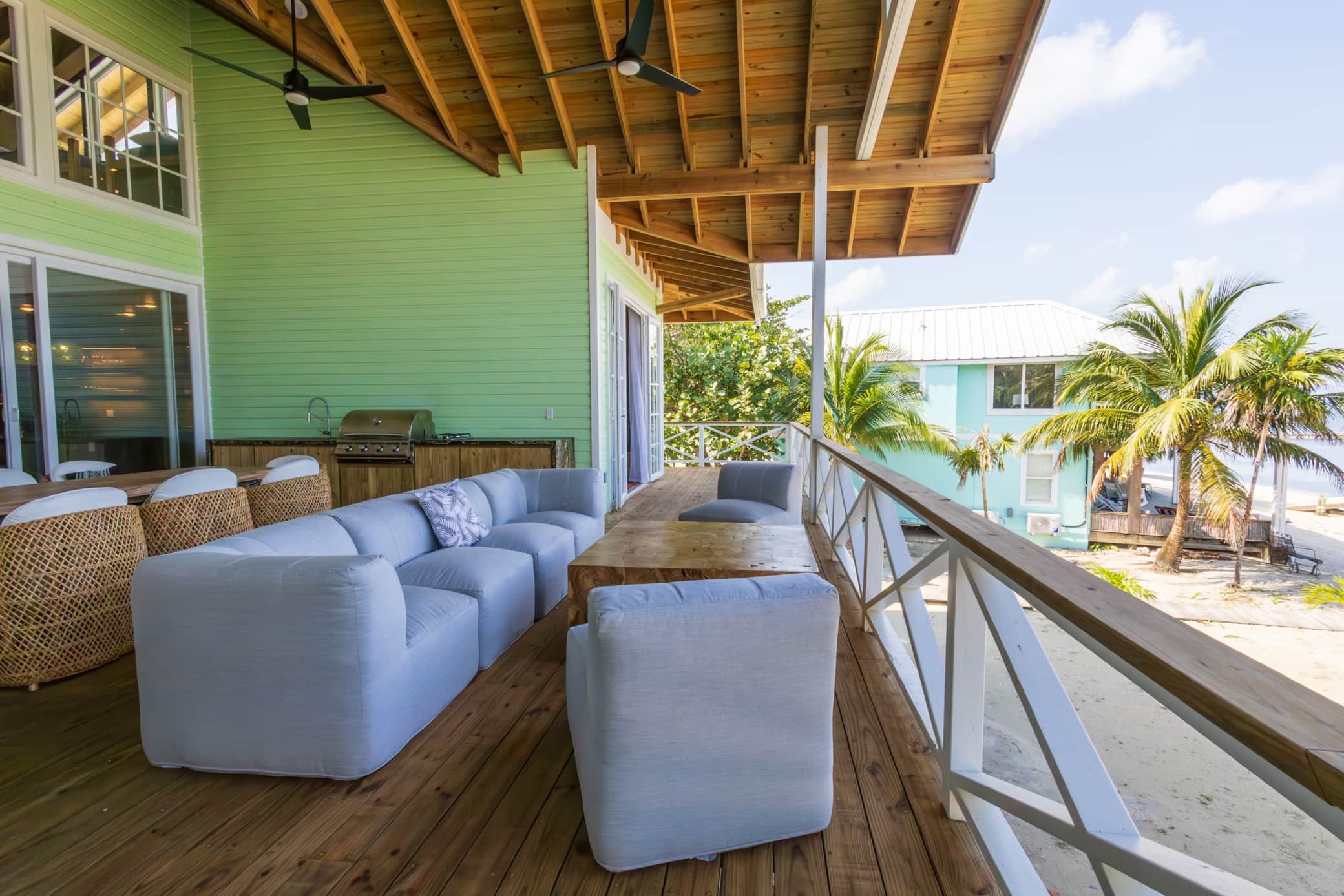 Dakota Breeze outdoor kitchen and deck
