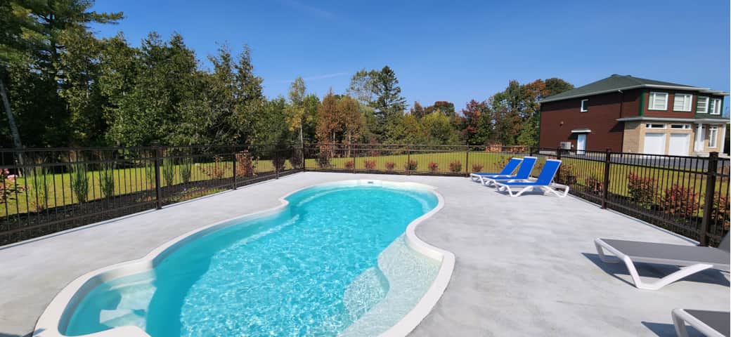 Piscine partagée