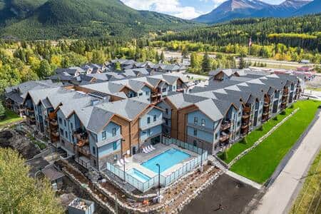 Sparrowhawk Lodge. Check out that pool and hot tub that are heated year round!