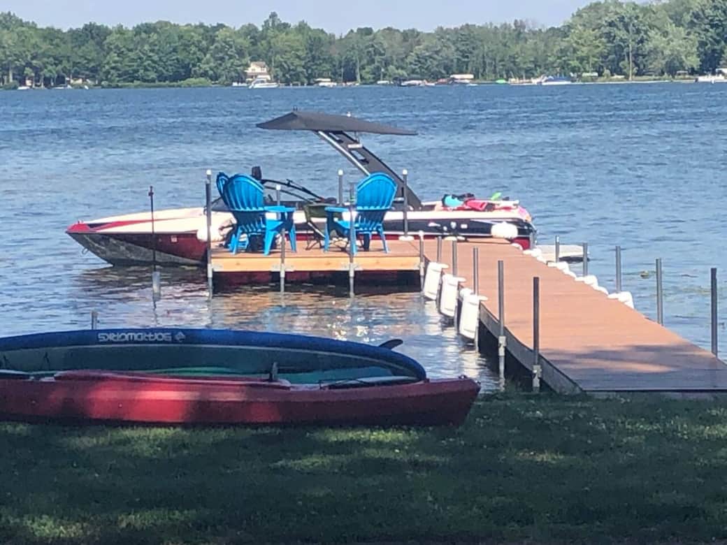 Private dock - kayaks provided